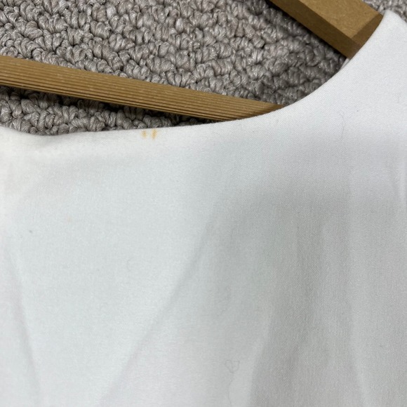 Monroe & Main Enchantment Dress Womens Size 12 White Gold Embroidered Sheath - Picture 8 of 14